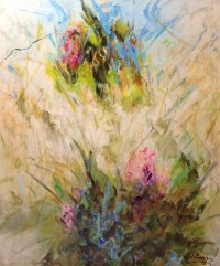Arshad Shirazi, 30 x 36 Inch, Acrylic on Canvas, Abstract Painting, AC-ARS-041